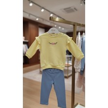 Kidzes Kız Bebek %100 Pamuk Taytlı 2'li Takım