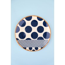 Tabak Evi Porselen Spotty Düz Tabak 19,50CM Sp2 Tekli