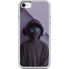 Dali Design iPhone 6 Plus Uyumlu Şeffaf Kılıf No Face 2 Tasarımlı