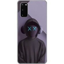 Dali Design Samsung Galaxy S20 Uyumlu Şeffaf Kılıf No Face 2 Tasarımlı