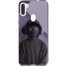 Dali Design Samsung Galaxy A11 Uyumlu Şeffaf Kılıf No Face 2 Tasarımlı