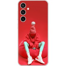 Dali Design Samsung Galaxy S23 Fe Uyumlu Şeffaf Kılıf No Face 7 Tasarımlı