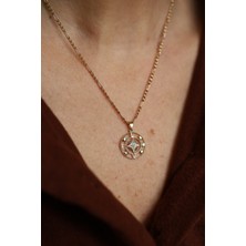 Yenigün Kuyumculuk 14 Ayar Altın Pusula Kolye