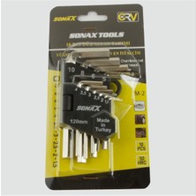 10 Adet Allen Anahtar Takımı