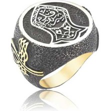 Gumush Gümüş Kadem-I Şerif Erkek Yüzük