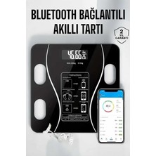 Marsilyan Akıllı Tartı Bluetooth Bağlantılı Yağ Ölçebilen Tartı Yeni Nesil Ieg
