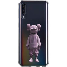Dali Design Samsung Galaxy A70 Uyumlu Şeffaf Kılıf No Face 4 Tasarımlı