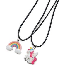 Gossip Team Vintage Anime Sevimli Karakter Best Friends 2'li Kolye