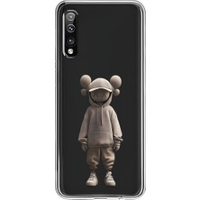 Dali Design Samsung Galaxy A50 Uyumlu Şeffaf Kılıf No Face 3 Tasarımlı