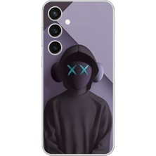 Dali Design Samsung Galaxy S23PLUS Uyumlu Şeffaf Kılıf No Face 2 Tasarımlı