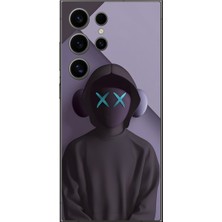 Dali Design Samsung Galaxy S24 Ultra Uyumlu Şeffaf Kılıf No Face 2 Tasarımlı