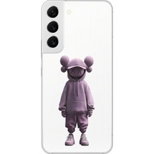 Dali Design Samsung Galaxy S22 Uyumlu Şeffaf Kılıf No Face 4 Tasarımlı