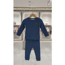 Kidzes Raporlu Düğme Detaylı Pamuklu 2'li Bebek Takımı (Unısex)