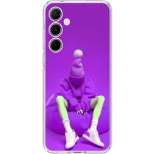 Dali Design Samsung Galaxy A55 Uyumlu Şeffaf Kılıf No Face 6 Tasarımlı