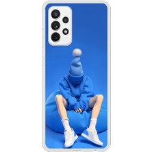 Dali Design Samsung Galaxy A72 Uyumlu Şeffaf Kılıf No Face 5 Tasarımlı