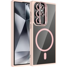 Ceponya Galaxy S24 Ultra Kılıf Standlı ve Kamera Lens Koruma Hediyeli Etro Kapak