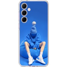 Dali Design Samsung Galaxy A55 Uyumlu Şeffaf Kılıf No Face 5 Tasarımlı