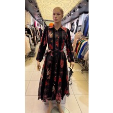 Rabiossa Kadın Desenli Elbise