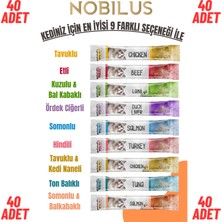 Nobilus Krema Kedi Ödül Maması 15GR (40 Adet) (Karışık Çeşitli) 15GR X40 Adet Catnip