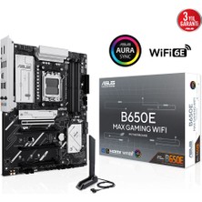 LTG Nova Asus B650E Max Gaming Wifi, 4xddr5, 3xm.2, Dp, Hdmi, Type-C, Wi-Fi 6e, Bluetooth V5.3, Am5 Soket Ga