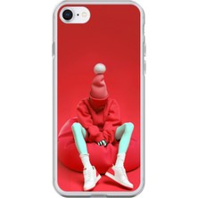 Dali Design iPhone 6s Uyumlu Şeffaf Kılıf No Face 7 Tasarımlı