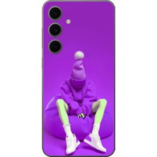 Dali Design Samsung Galaxy S24 Fe Uyumlu Şeffaf Kılıf No Face 6 Tasarımlı