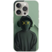 Dali Design iPhone 12 Pro Uyumlu Şeffaf Kılıf No Face 1 Tasarımlı