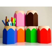 Mercansa Eco Lounge Kalem Şeklinde Organizer – Pembe Masaüstü Kalemlik