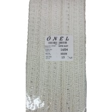 Yta Grup Dantel Polyester Güpür Bant Krem 15 Metre En 3 cm ON-1654-K
