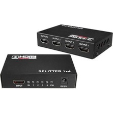 Pazarcan Fully G-538G 1.4V 1080P 3D 4 Portlu Hdmı Splitter Dağıtıcı