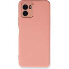 Pazarcan Y15S Kılıf Lansman Glass Kapak - Pembe