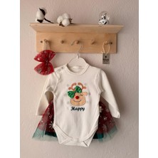 Babudi Yılbaşı Temalı Tütü Etekli Body Elbise