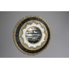 Katre46 Hasırlı Duvar Aynası