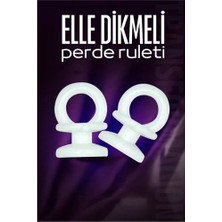 İlk El Grup Elle Dikmeli Perde Düğmesi Perde Ruleti 38 Adet  Ieg