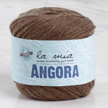 Yta Grup La Mia Angora 50GR Kahverengi El Örgü Ipi - L133 - 33808