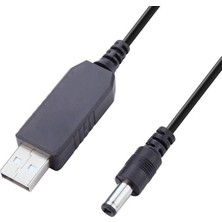 Pazarcan PM-21568 9V-5V USB To Dc 5.5x2.5mm Çevirici Kablo