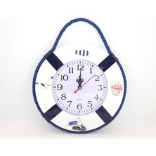 Pazarcan Ahşap Marin Duvara Asmalı Saat