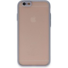 Pazarcan Iphone 6 Kılıf Montreal Silikon Kapak - Gri