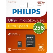 Pazarcan FM25MP45B/00 256GB CLASS10 Uhs-I U1 Tf Adaptörlü Micro Sdxc Hafıza Kartı