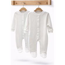 Can Baby Organik Pamuk 2'li Bebek Tulum Seti 0-3 / 3-6 Ay
