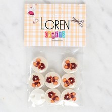 Yta Grup Loren Crafts 8'li Ördek Düğme - 1201