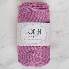 Yta Grup Loren Polyester Soft Macrame Gül Kurusu El Örgü Ipi - LM021 - 34450