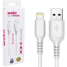 Pazarcan Weko WK-22019 USB To Lightning Telefon Şarj Kablosu