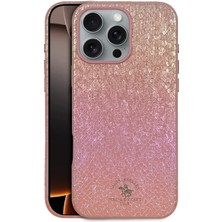 Covpor Santa Barbara Polo Racquet Club iPhone 16 Pro Uyumlu Kılıf Yılan Deri Desenli Magsafe Özellikli Tracy Kapak