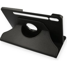 Pazarcan Galaxy T860 Tab S6 10.5 Kılıf 360 Tablet Deri Kılıf - Siyah