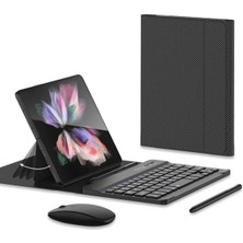 Pazarcan Universal Universal Kılıf Fold Klavye - Karbon Siyah