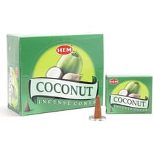 Pazarcan Coconut Aromalı Konik Tütsü