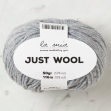 Yta Grup La Mia Just Wool Açık Gri El Örgü Ipi - LT002 - 33842