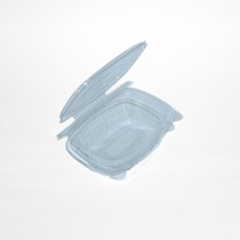 375 cc Oval Şeffaf Sızdırmaz Kap / Avrupa Standardı - 100  Adet