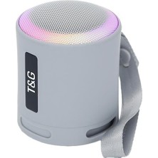 Pazarcan T&g TG373 Taşınabilir Usb-Sd-Fm-Bluetooth Destekli Rgb Işıklı Wireless Ses Bombası Hoparlör
